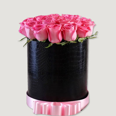 "20 Pink Roses Flower box - code BF29 - Click here to View more details about this Product